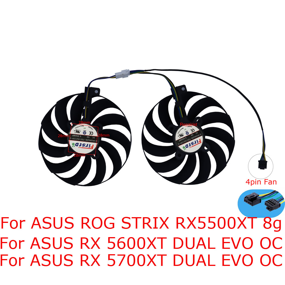 Kipas Pendingin Grafis Kartu V - Rx 5700 Xt 8Gb Video Card ulasan dan harga